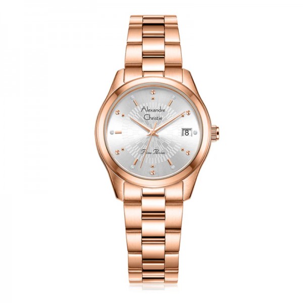 Alexandre Christie AC 2A75 Rosegold White LDBRGSL Primo Passion